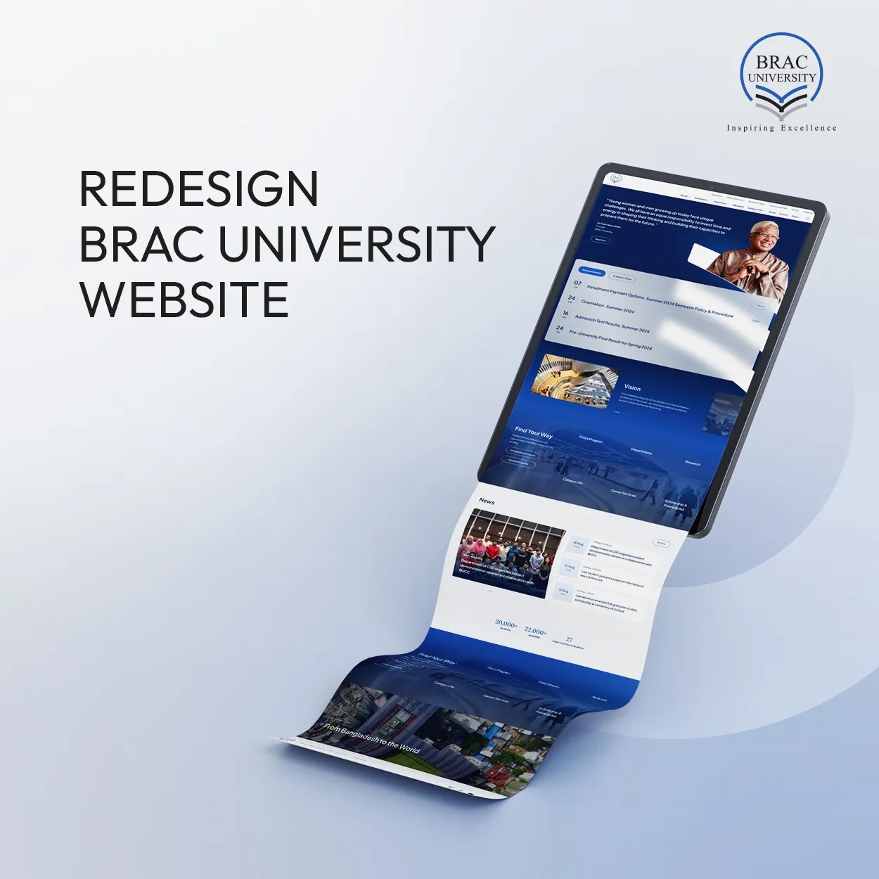 BRAC University Website Redesign for a Better User Experience